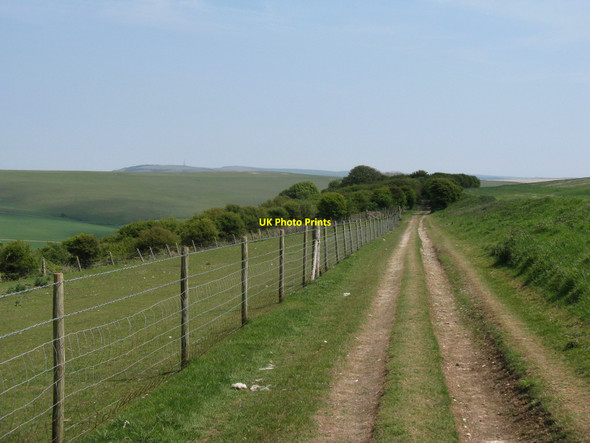 Photo 6"x4" Bridleway to Pickers Hill Farm Woodingdean c2010