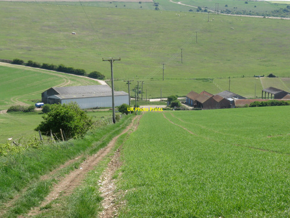 Photo 6"x4" Pickers Hill Farm Saltdean c2010