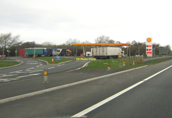 Photo 6"x4" Todhills service area, northbound, M6 Todhills\/NY3663 c2010
