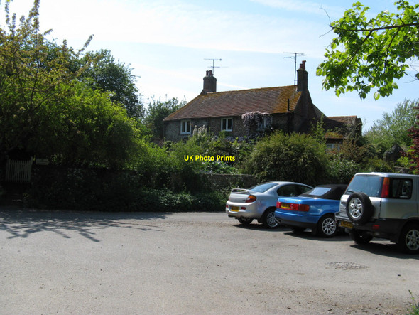 Photo 6"x4" Car park for the National Trust's Monk's House Southease c2010