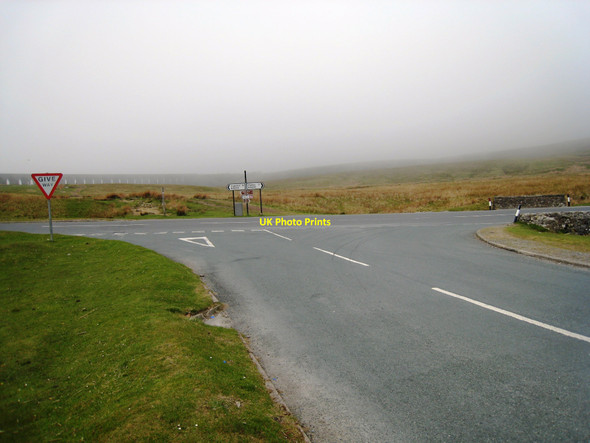 Photo 6"x4" Road junction at Ribblehead Ribble Head\/SD7779 c2010