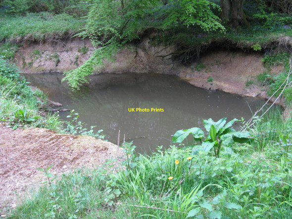 Photo 6"x4" Serious erosion to stream bank Bexleyhill c2010