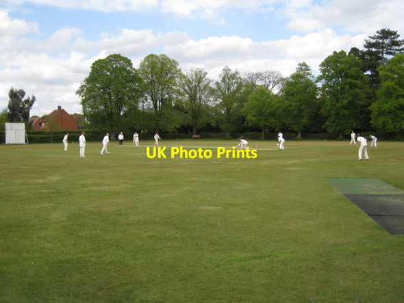 Photo 6"x4" Sunday cricket, Rowington Green: 3 Kingswood Brook c2010