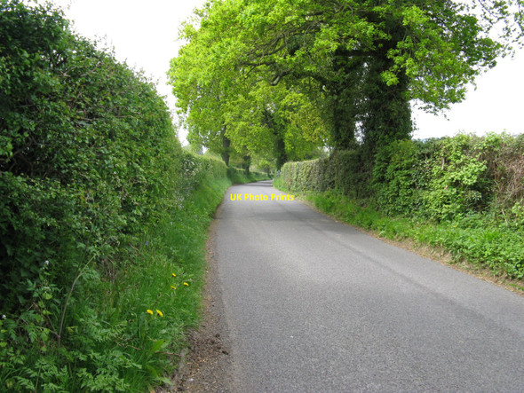 Photo 6"x4" Road from Fernhurst  to Lickfold Dial Green c2010
