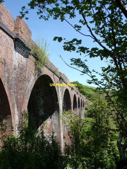Photo 6"x4" Viaduct over Cwm Du Maesteg\/SS8591 c2010