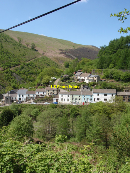 Photo 6"x4" Across the Valley Pontycymer c2010