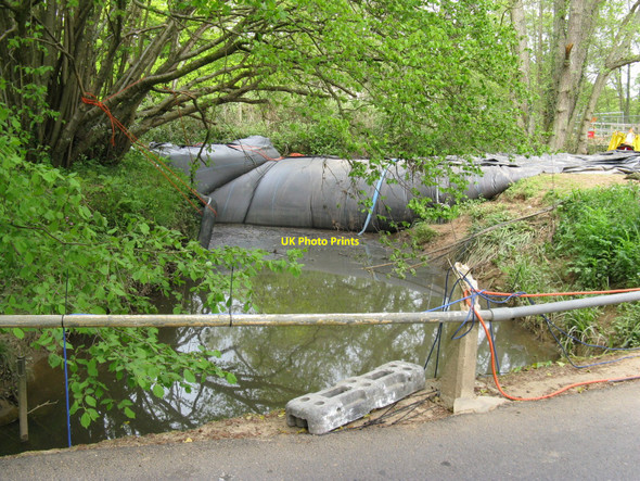 Photo 6"x4" Major repairs to stream at Lickfold bridge Dial Green c2010