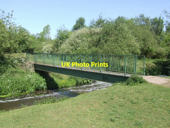 Photo 6"x4" Footbridge over the Ford Brook Walsall c2010