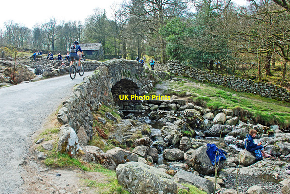 Photo 6"x4" Ashness Bridge Dale Bottom\/NY2921 c2010
