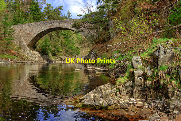 Photo 6"x4" Daltulich Bridge Relugas c2010