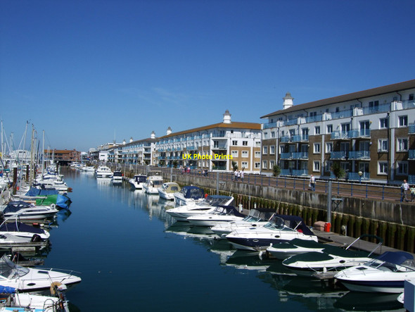 Photo 6"x4" Boats by the Waterfront Roedean c2010