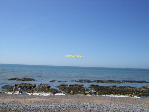 Photo 6"x4" Rocks on beach near Rottingdean Rottingdean c2010