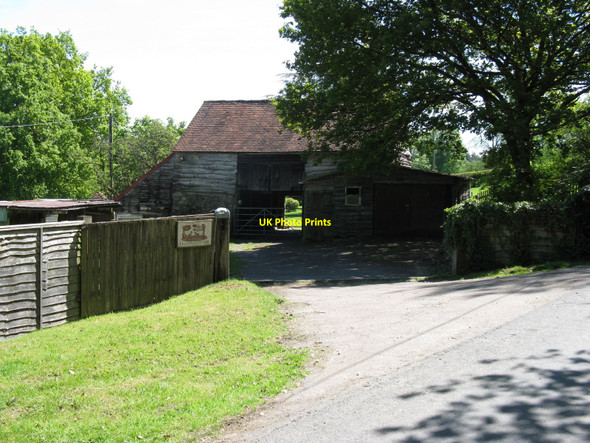 Photo 6"x4" Old farm building on Old Croust Farm Hadlow Down c2010