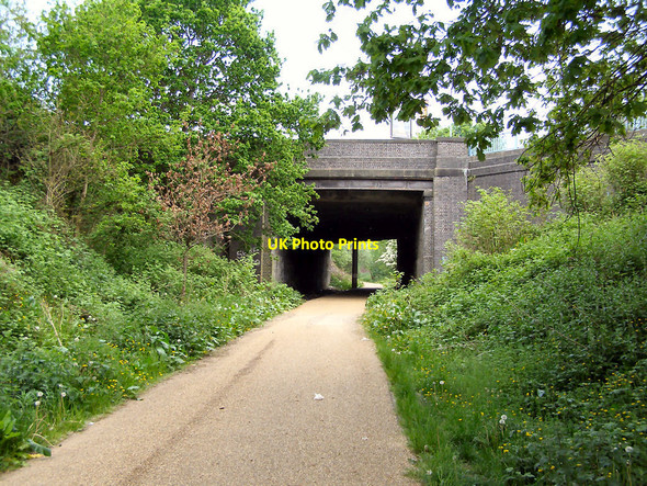 Photo 6"x4" Disused Railway, Manchester Road Bridge Walkden c2010