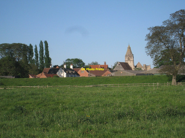 Photo 6"x4" View of Holme from the Trentside meadows Holme\/SK8059 c2010