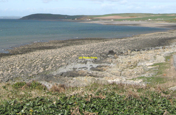 Photo 6"x4" Rocky foreshore Auchenmalg c2010