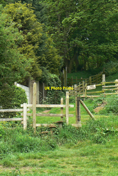 Photo 6"x4" Up the hill at Misk Farm Beauvale\/SK5248 c2010