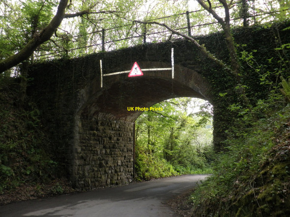 Photo 6"x4" Disused railway bridge, at Leigh Cross Bridfordmills c2010