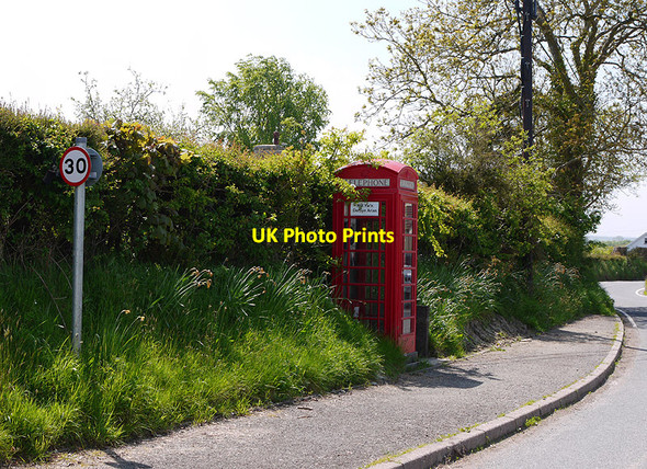 Photo 6"x4" Pennant phone box Pennant\/SN5163 c2010