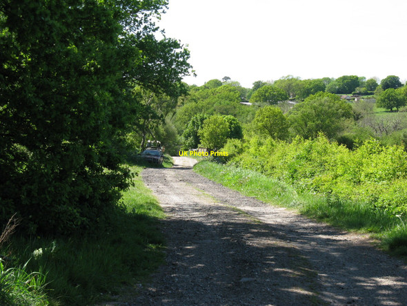 Photo 6"x4" Vanguard Way approaching Scantlings Farm Pounsley c2010