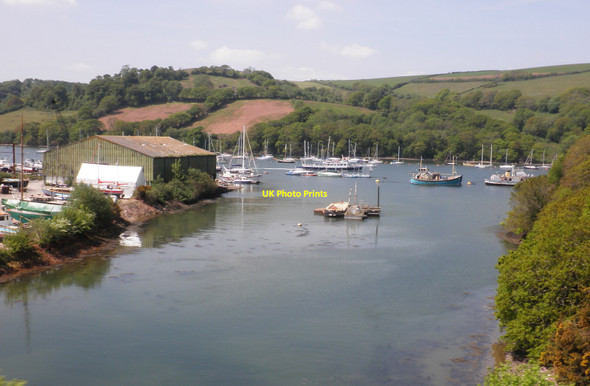 Photo 6"x4" Inlet on the River Dart, at Higher Noss Point Dartmouth c2010