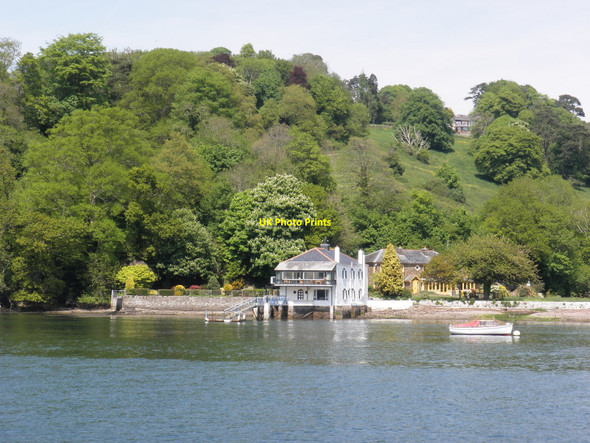 Photo 6"x4" Boathouse, on the River Dart, below Maypool Dittisham c2010