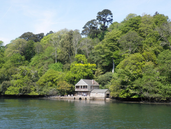 Photo 6"x4" Boathouse on the River Dart, below Greenway House Dittisham c2010