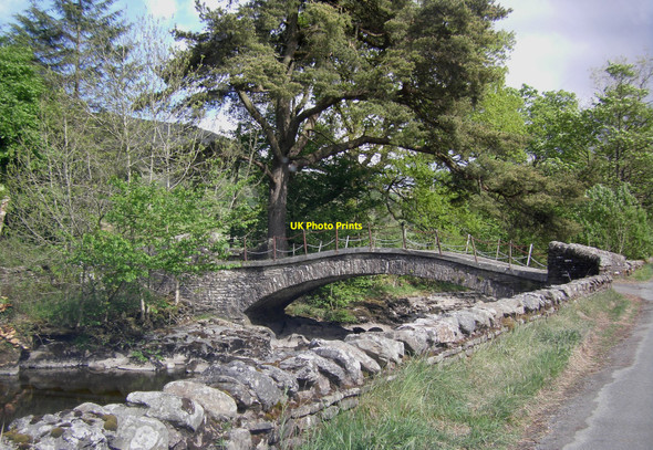 Photo 6"x4" Bridge over River Dee at Harbourgill Lea Yeat c2010