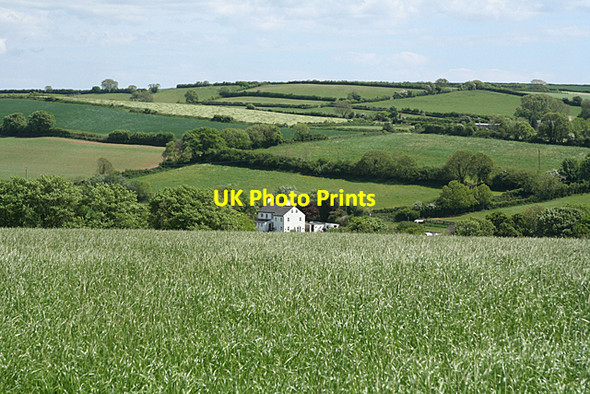 Photo 6"x4" Yealmpton: above the Yealm valley Torr\/SX5851 c2010