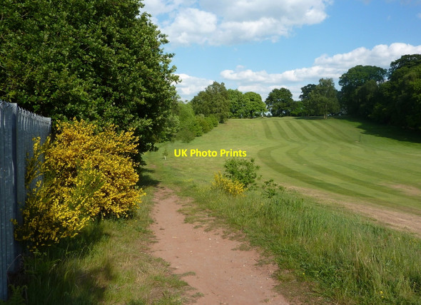 Photo 6"x4" Footpath by Retford golf course Retford c2010