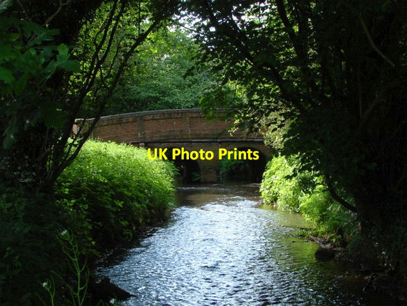 Photo 6"x4" Bridge over the Bourne Mimbridge c2010