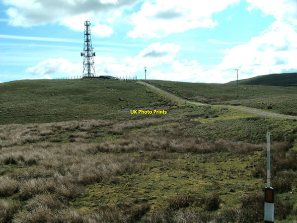 Photo 6"x4" Tele communications mast on Whinfell Common Low Borrowbridge c2010