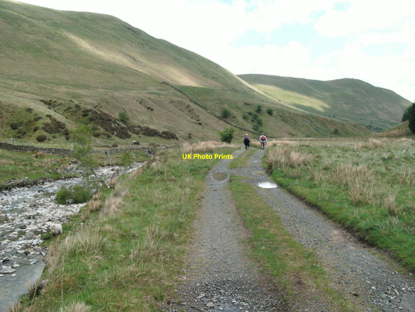 Photo 6"x4" Farm track in Borrowdale Ashstead c2010