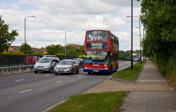 Photo 6"x4" Three Abreast on The A41 Hendon\/TQ2389 c2010