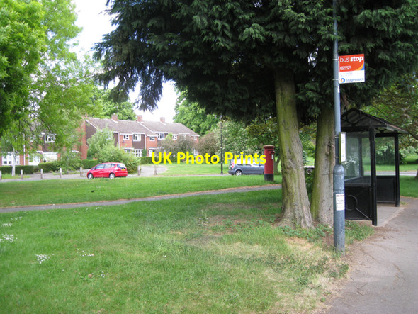 Photo 6"x4" Bus stop, Mallory Road, Bishop's Tachbrook Bishop's Tachbrook c2010