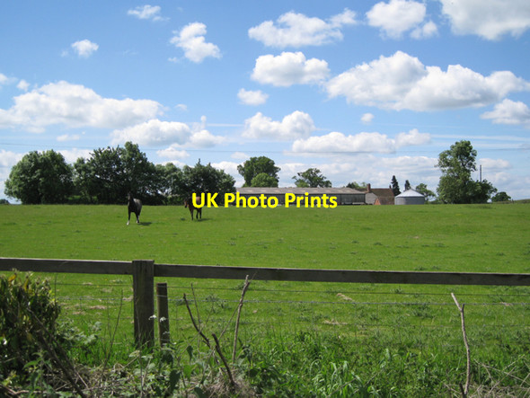 Photo 6"x4" Paddock, Bromson Hill Farm Chesterton Green c2010