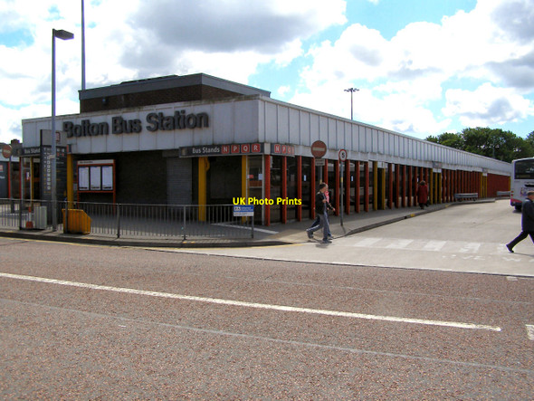 Photo 6"x4" Bolton Bus Station Bolton\/SD7108 c2010