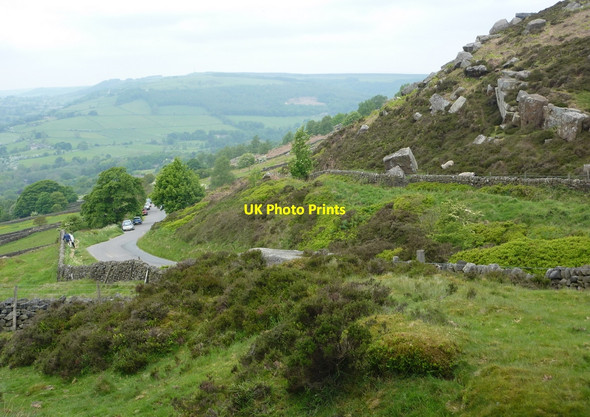 Photo 6"x4" Top of the lane towards Curbar Curbar c2010