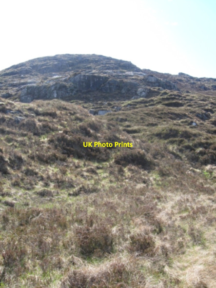Photo 6"x4" Looking up slopes of Uabhal Beag Miabhaig\/NG1596 c2010