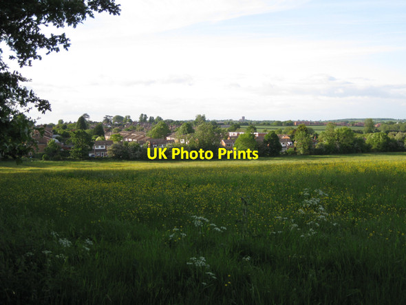 Photo 6"x4" Meadow south of Fieldgate Lane Tachbrook Mallory c2010