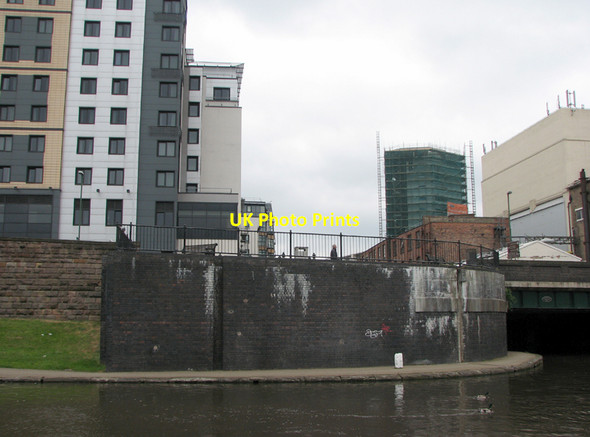 Photo 6"x4" Nottingham Canal: railway bridge remains - 1 Nottingham\/SK5641 c2010