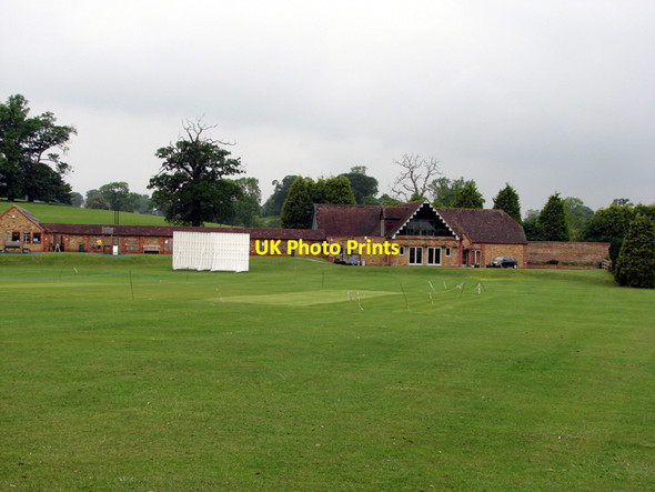 Photo 6"x4" Eversholt: cricket ground Church End\/SP9832 c2010