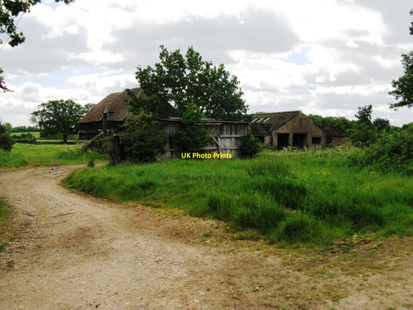 Photo 6"x4" Old farm buildings at Harsfold Farm Adversane c2010