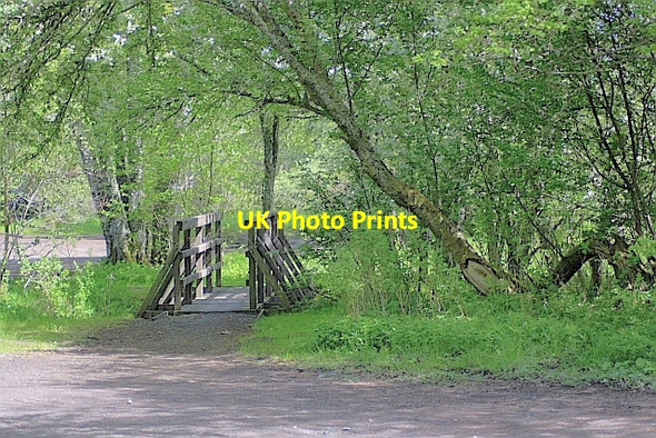 Photo 6"x4" Footbridge, Allt nan Tonnagan Killichonan c2010