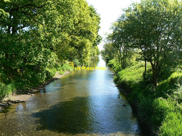 Photo 6"x4" Canalised river Ballingry c2010