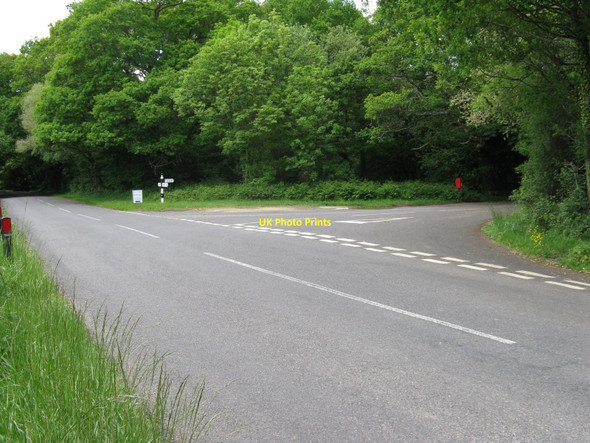 Photo 6"x4" Skiff Lane junction with Kirdford Road Wisborough Green c2010