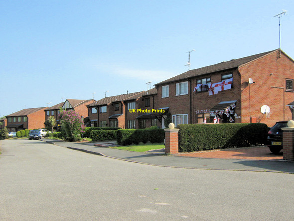 Photo 6"x4" World Cup fever comes to Asquith Close Biddulph c2010