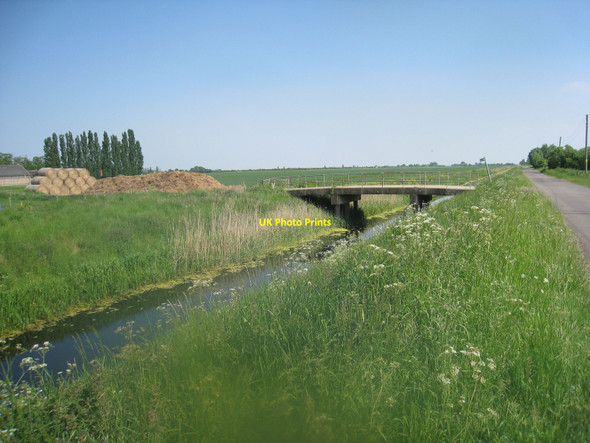 Photo 6"x4" Bridge over Clay Dike to Mob's Farm Holland Fen\/TF2349 c2010