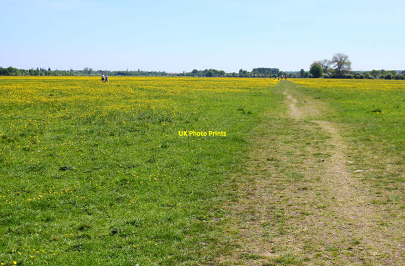 Photo 6"x4" A track across Wolvercote Common Wolvercote c2010