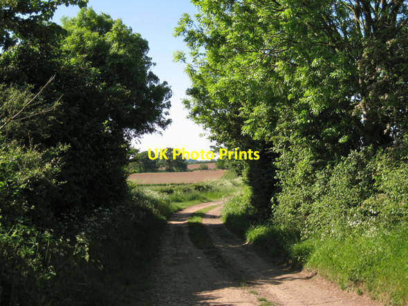 Photo 6"x4" Track north of Pounce Hill Farm Radford Semele c2010